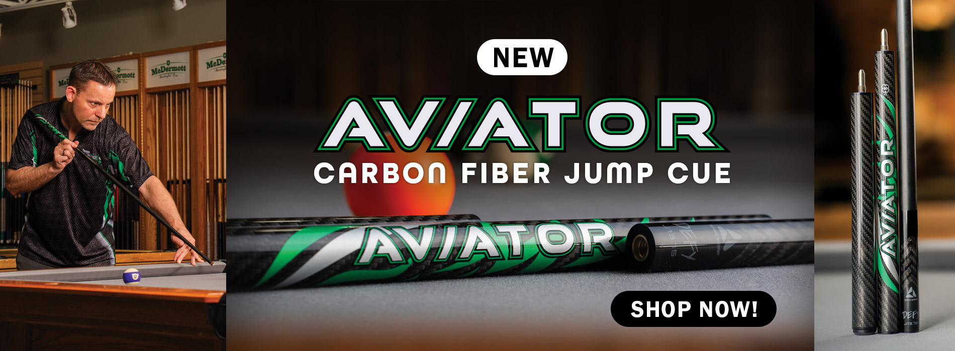 Aviator AV1 Carbon Fiber Jump Cue